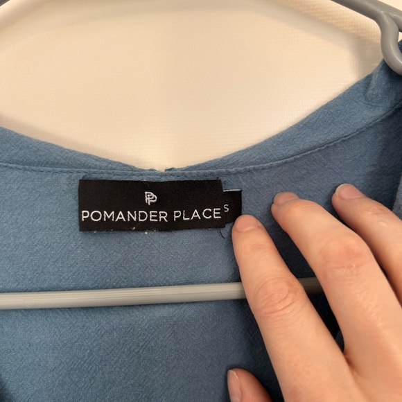 Pomander Place by Tuckernuck Blue Eyelet Kit Dress | Small - Picture 6 of 7